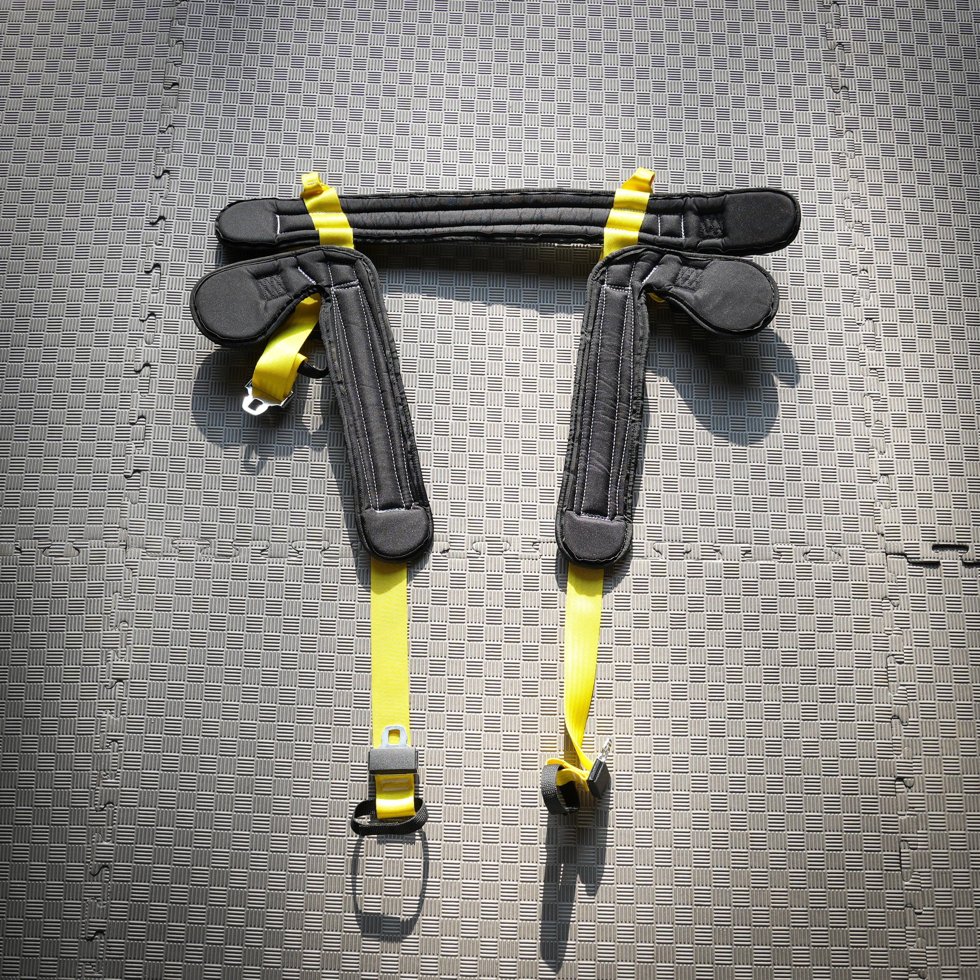Spring harnas voor de bungee trampoline