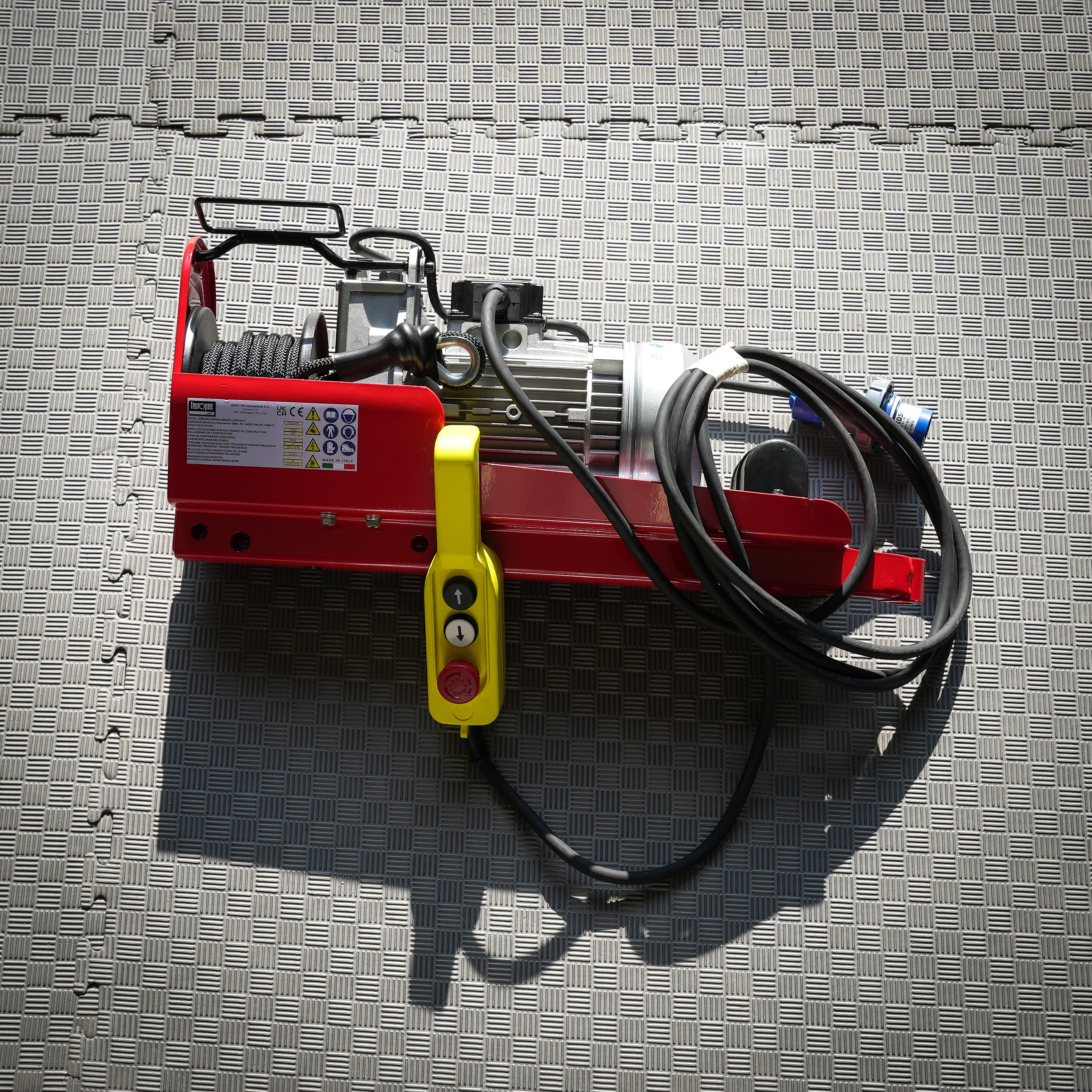 Bungee Trampline motor + touw