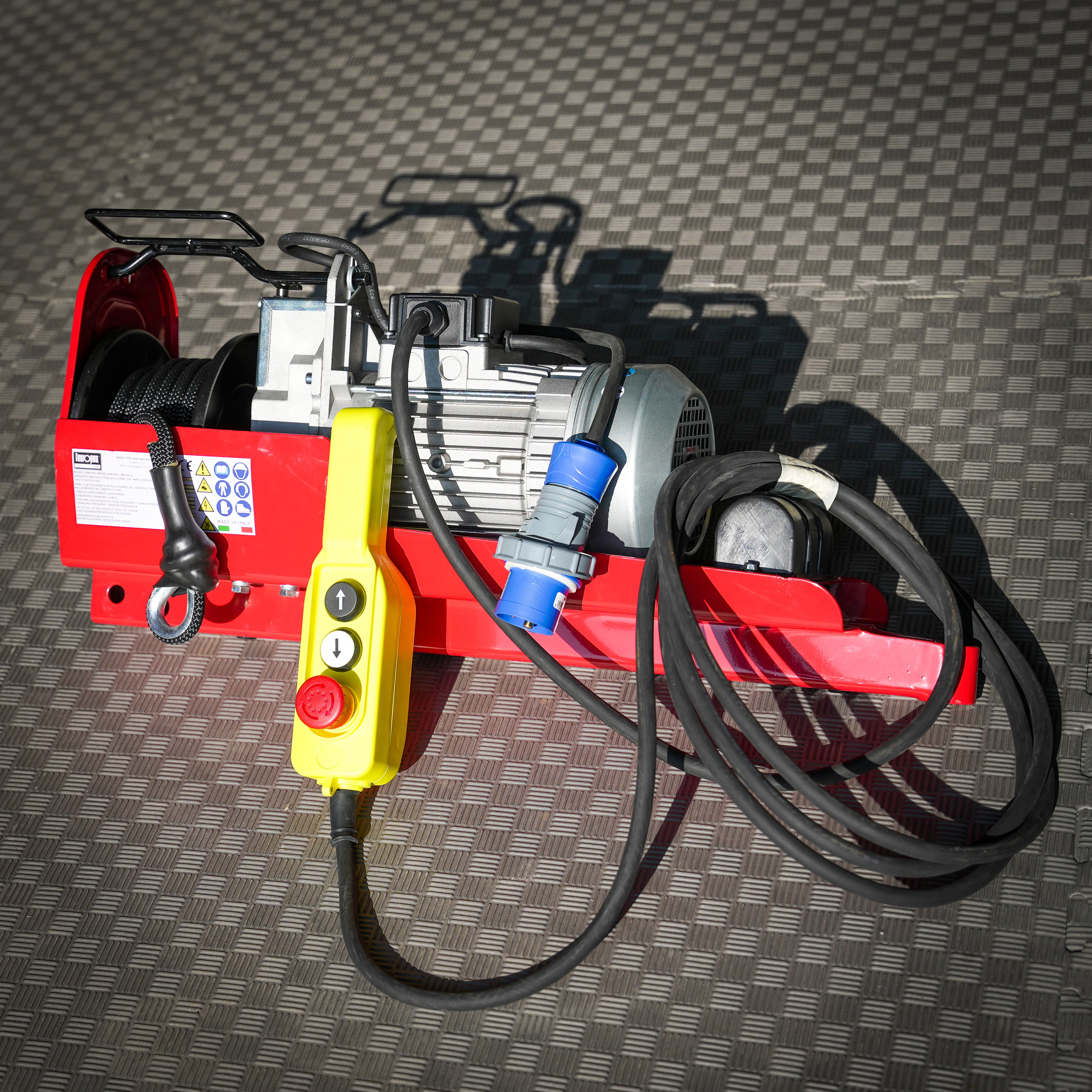 Bungee Trampline motor + touw